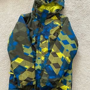 The North Face Kids Jacket - Blue, Yellow, Green